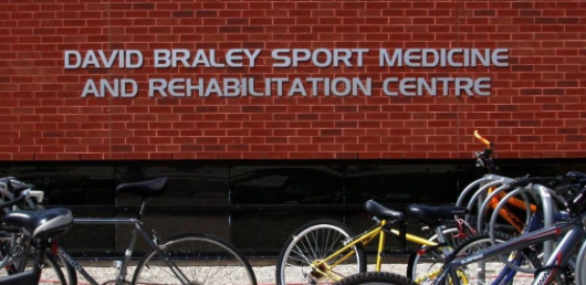 Outside of the David Braley Sport Medicine and Rehabilitation Centre