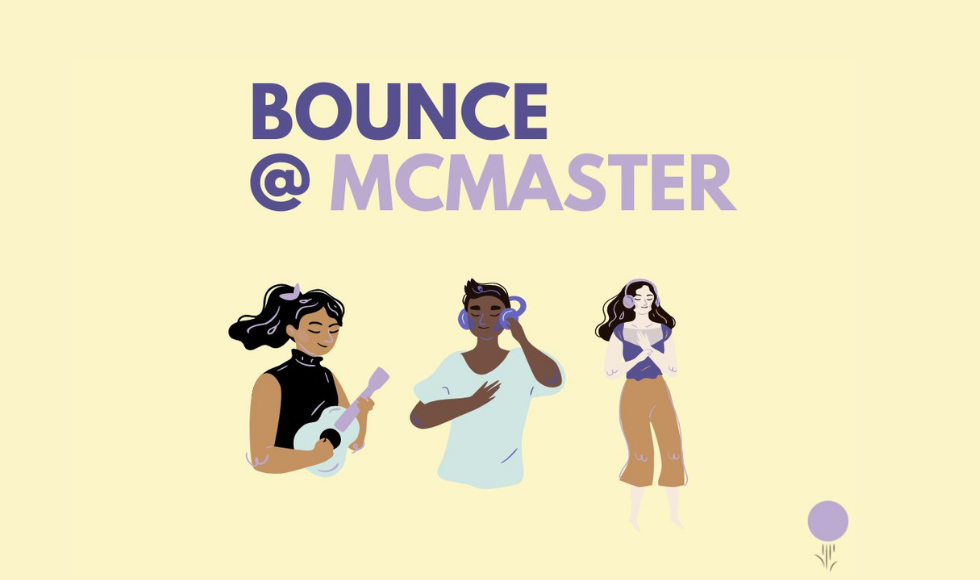Bounce at McMaster graphic.