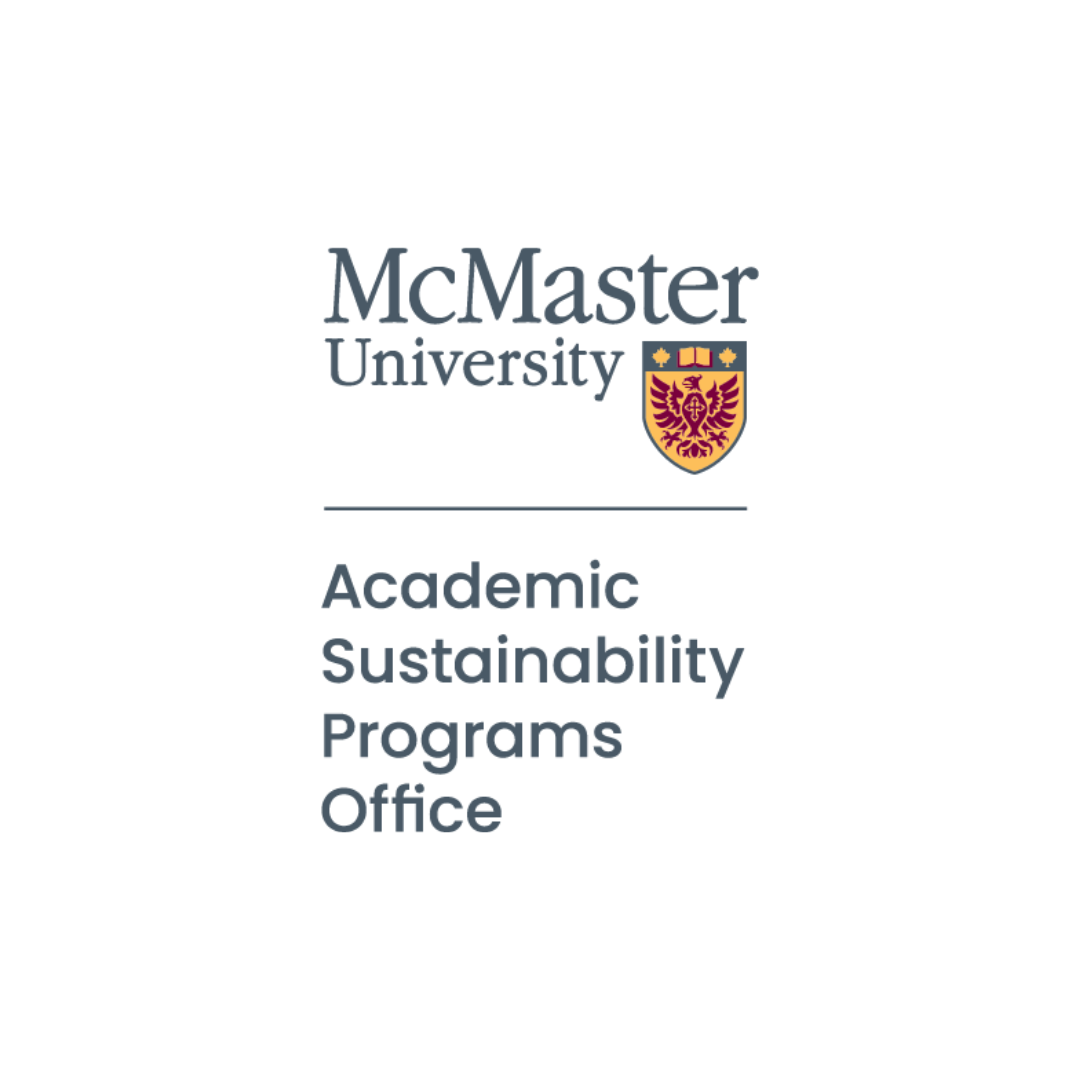 McMaster Academic Sustainability Programs Office logo.