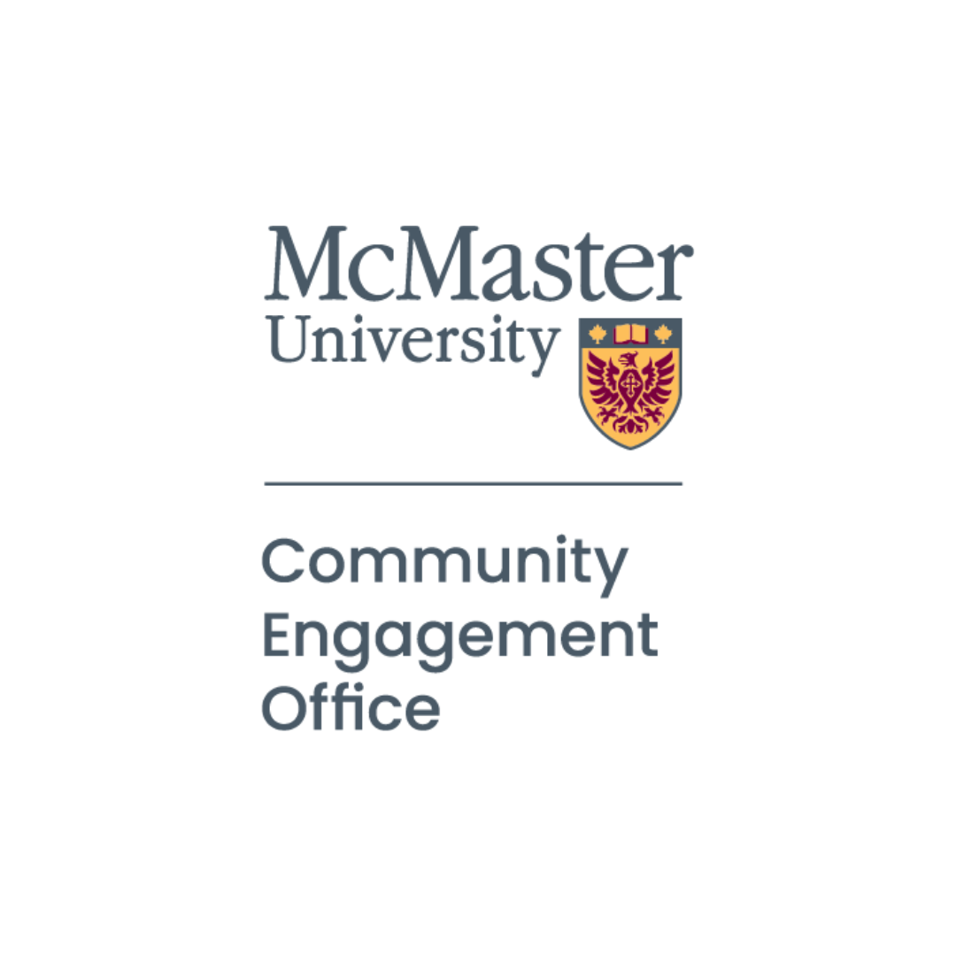 McMaster Community Engagement Office logo.